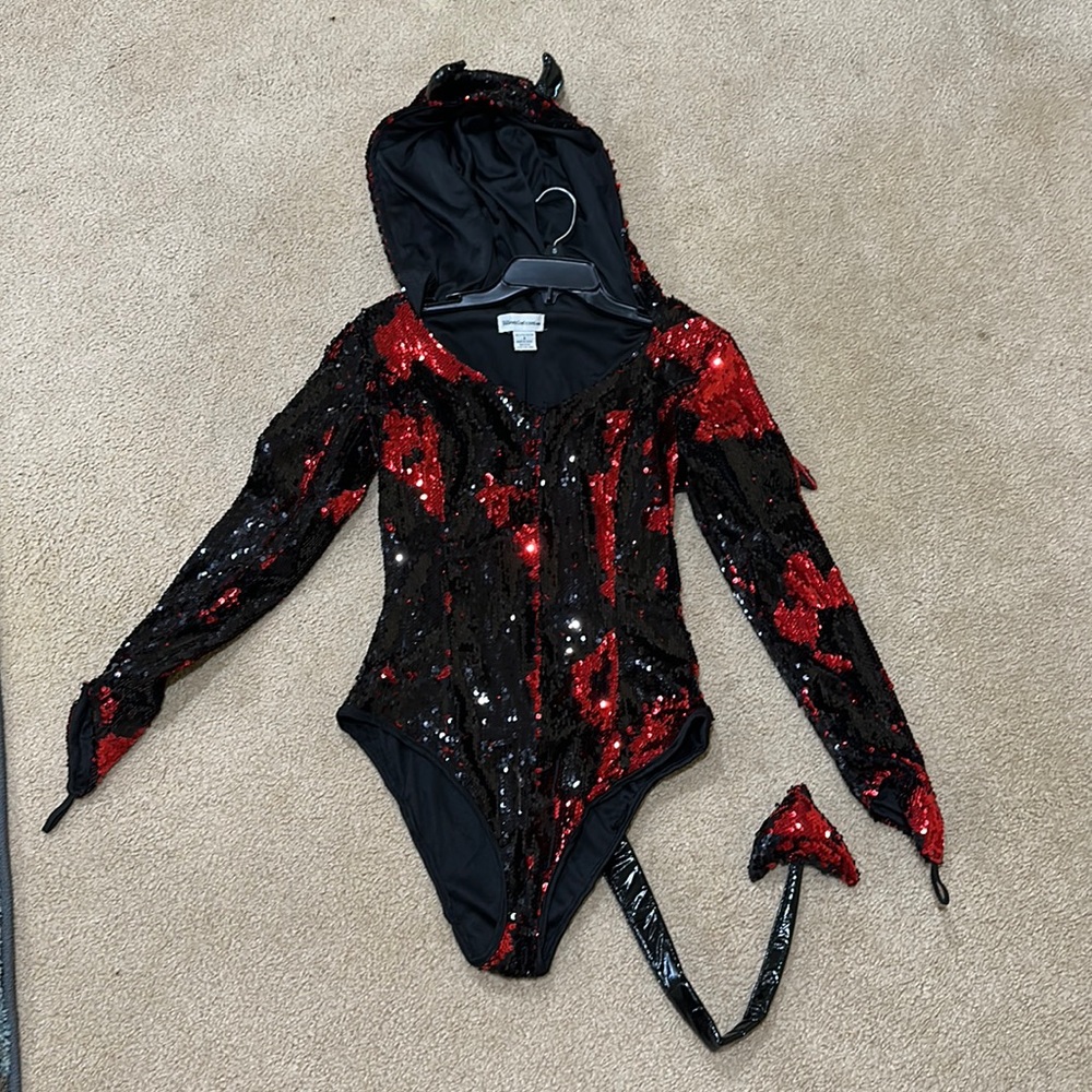 Devil bodysuit costume
